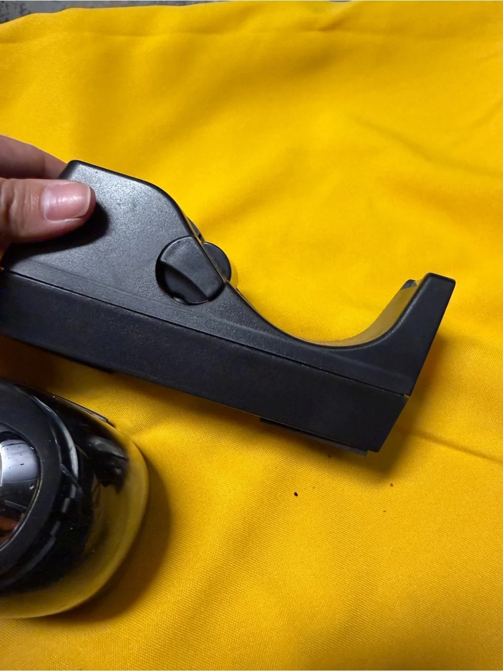 Black Desk Tape Dispenser and Battery operated Sharpener Set